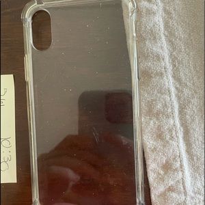 Clear iPhone X case. Barely used
